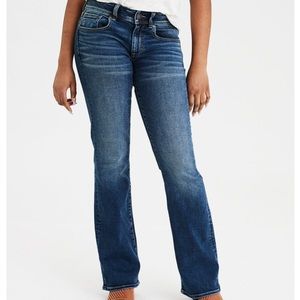 AE kick boot jeans medium wash LONG